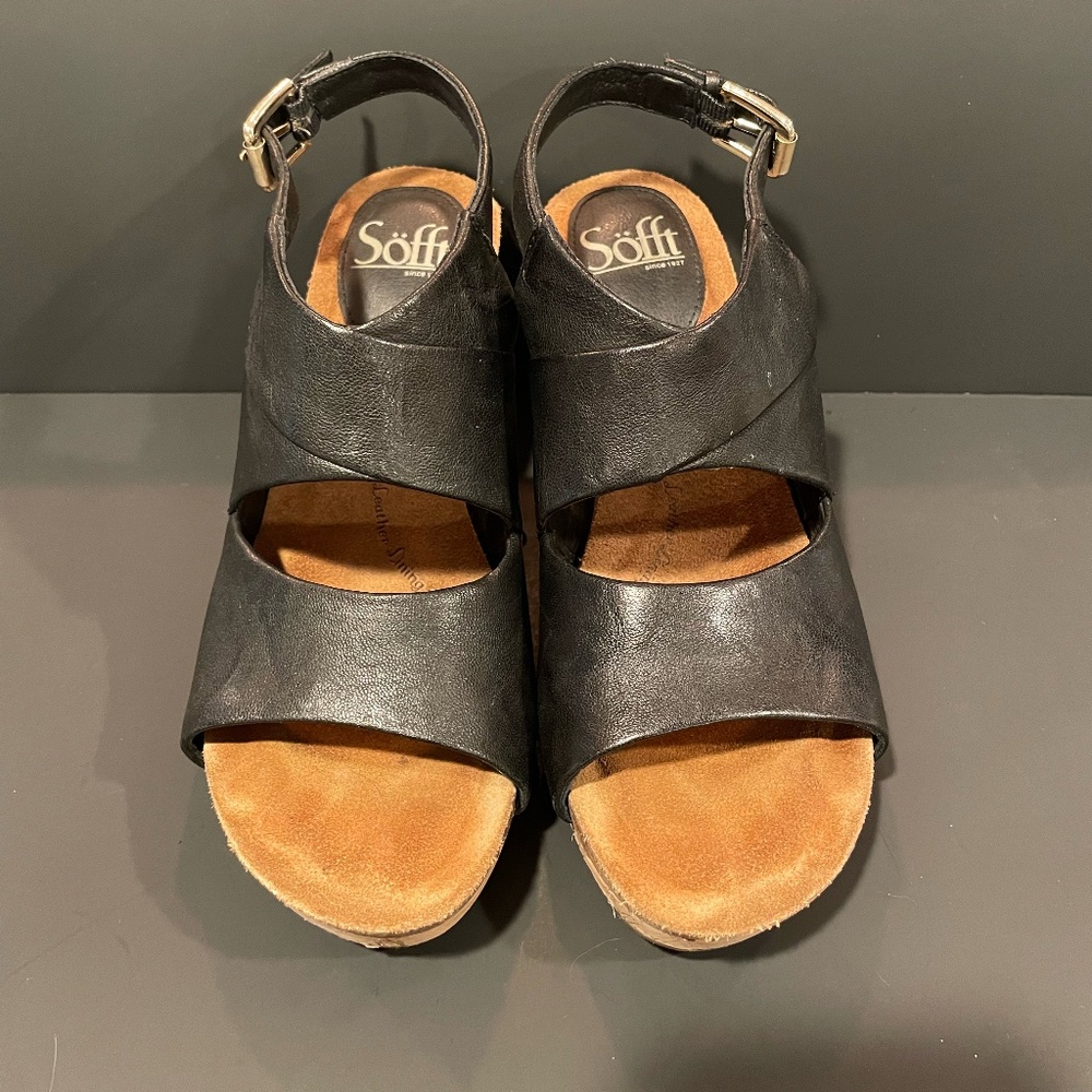 Söfft Black Wedges